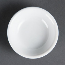 Lot de 12 coupelles à sauce soja Ø 70 mm - porcelaine OLYMPIA Collection Whiteware