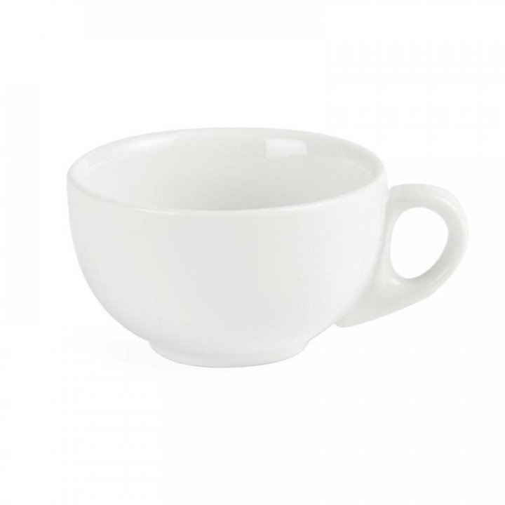 Lot de 12 tasses à cappuccino 284 ml, en porcelaine blanche – product_manufacturer | product_category_name