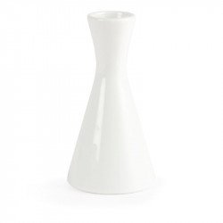 Lot de 6 vases bouteilles blancs (H) 140 mm en porcelaine, OLYMPIA OLYMPIA Vases