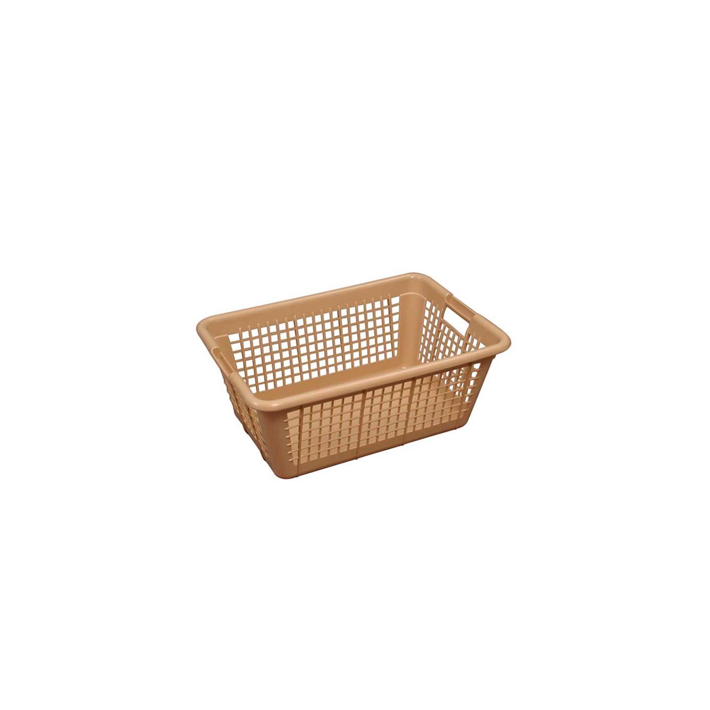 Corbeille à linge sable 100 L - Robuste et durable