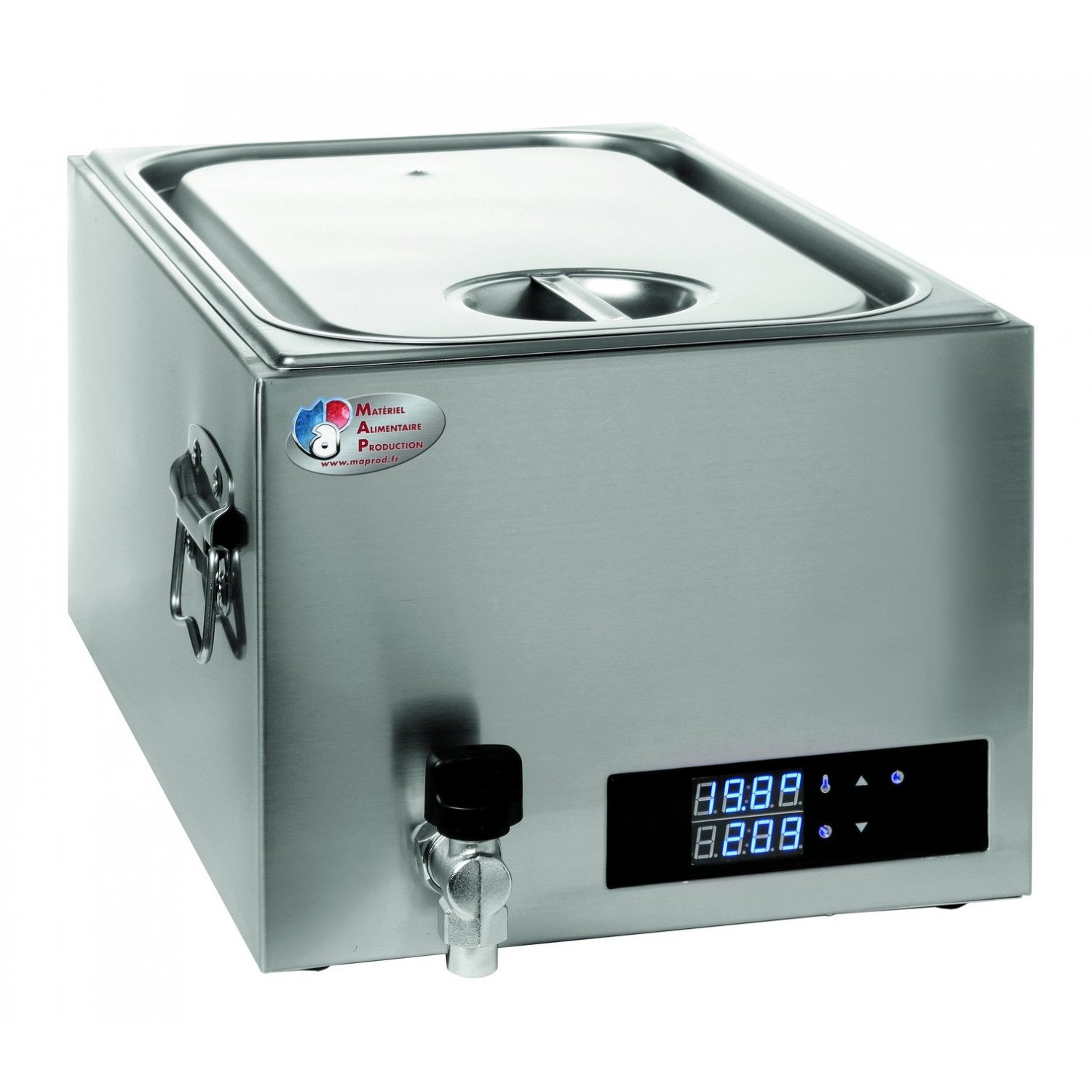 Cuiseur 20 Litres basse température - cuve GN 1/1 - inox MATERIEL