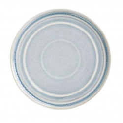 Lot de 6 assiettes plates Ø 220 mm, bleu crystallin - cavolo OLYMPIA Collection Cavolo