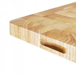 Planche à découper rectangulaire (L) 610 x (P) 455 x (H) 45 mm, en bois VOGUE Planches à découper