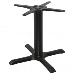 Pied de table basse en fonte noire pour table carrée & ronde BOLERO Pieds de tables