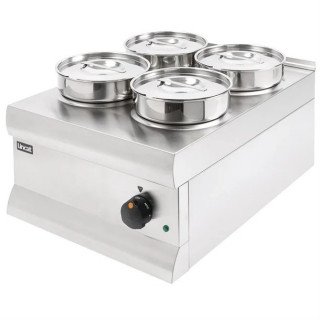Bain-marie électrique PRO 4 pots de 4,5 Litres, couvercles inclus, inox brossé, 750 W, 220 V - MONO – product_manufacturer | ...
