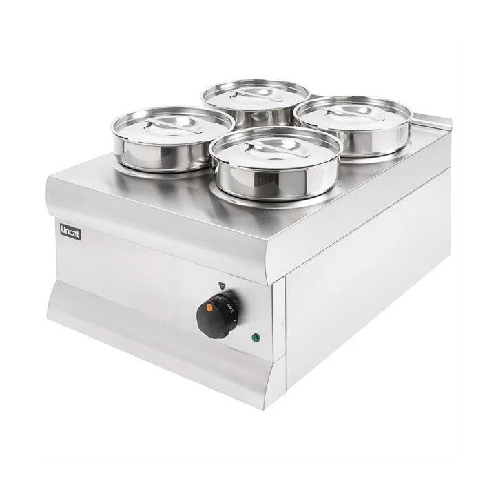 Bain-marie électrique PRO 4 pots de 4,5 Litres, couvercles inclus, inox brossé, 750 W, 220 V - MONO – product_manufacturer | ...