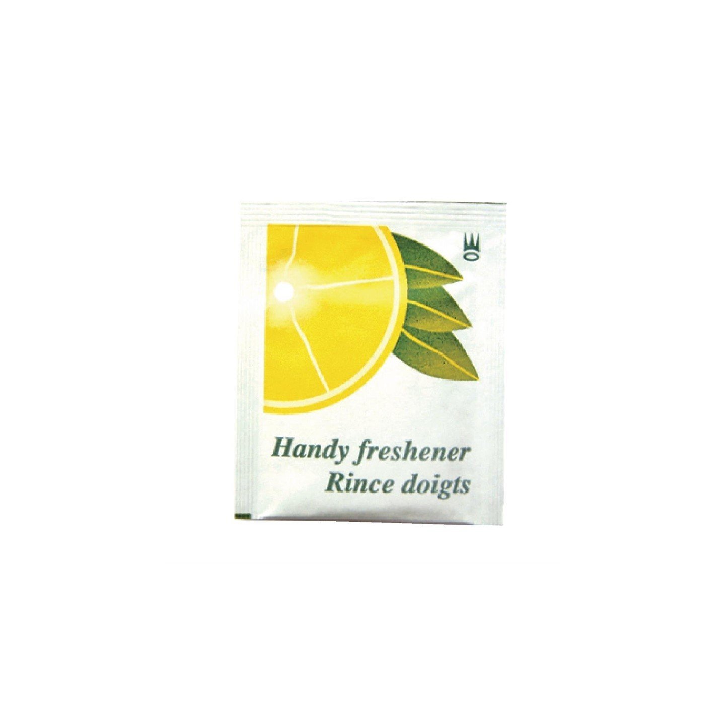 Lot De 300 Rince-doigts Parfum Citron - 15x13 Cm - Lingettes Humides - Neuf Par Plastico