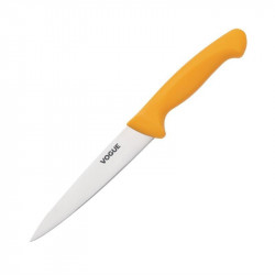 Couteau inox tout usage (L)125 mm, jaune VOGUE Couteaux spéciaux