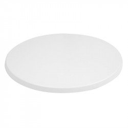 Plateau de table rond (Ø)800 mm, finition blanche BOLERO Plateaux de table