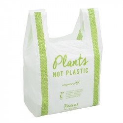 Lot de 500 sacs bretelles compostable VEGWARE Produits jetables écologiques