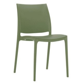 Lot de 4 chaises de terrasse INCA en résine, vert olive – product_manufacturer | product_category_name