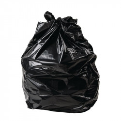 Lot de 100 sacs poubelle 120 Litres en polyéthylène noires JANTEX Sacs poubelle